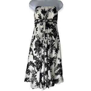 Davids Bridal Black/White Floral Dress!